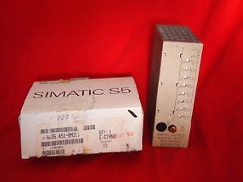 SIEMENS 6ES5 451-8MR12 NEW SIMATIC S5 RELAY OUTPUT MODULE