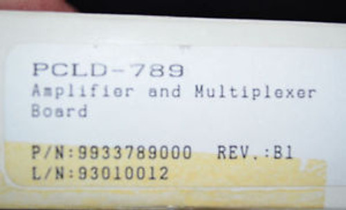 New Advantech PCLD-789D AMPLIFIER & MULTIPLEXER Board pn 9933789000 REV-B1