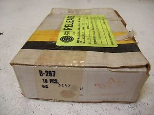 10 B-LINE B-267 STAINLESS STEEL FITTINGS NEW IN BOX
