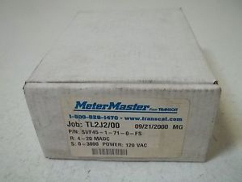 METER MASTER  SI/F45-1-71-0-FS  PANEL METER NEW IN A BOX