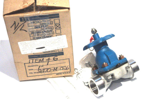 Itt Dia-Flo 2471-26-M Diaphragm Valve  247126M