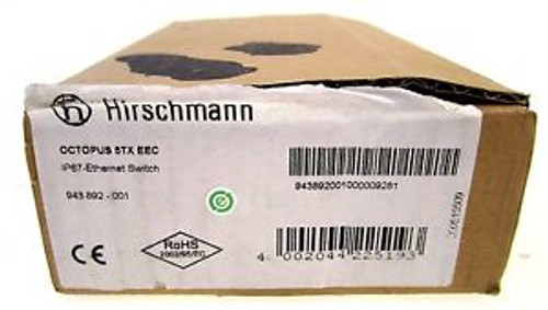 NEW HIRSCHMANN OCTOPUS 5TX EEC IP67 ETHERNET SWITCH 5TXEEC