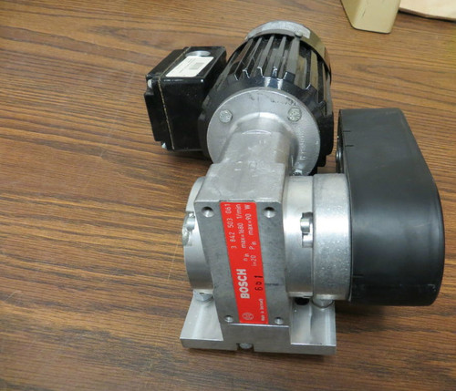 Bodine Electric AC Motor 34Y6BFPP with Bosch Belt Style Gearhead 3 842 503 061