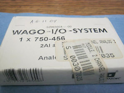 WAGO- I/O Systems Model: 750-456 Analog Module.  New Old Stock &lt