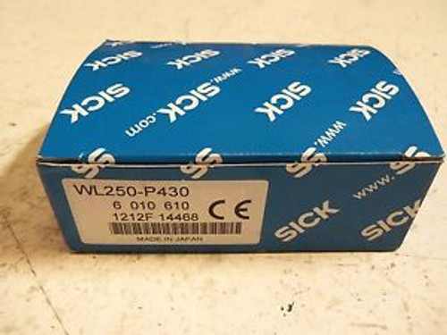 SICK WL250-P430 PHOTOELECTRIC SWITCH NEW IN BOX