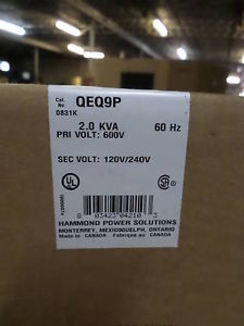 HAMMOND POWER SOLUTIONS QEQ9P NEW IN BOX