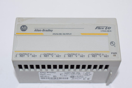 Allen Bradley 1794-Oe4 /B 1794-0E4 Flex I/O Current /Volt Output Module 2015
