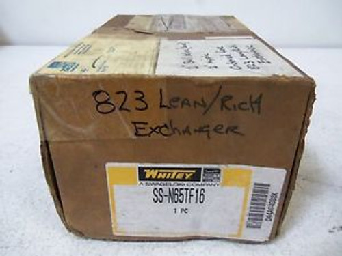 WHITEY SS-N65TF16 BALL VALVE NEW IN BOX