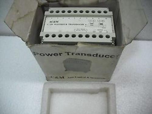 AC&M Auto Control & Measurement TDWH-ABBAAA Power Transducer