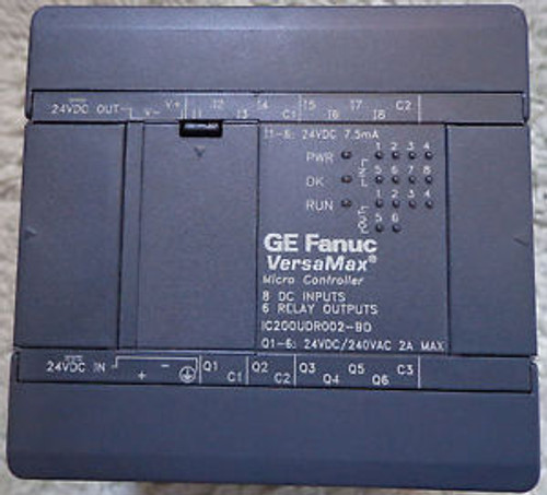 GE Fanuc,  IC200UDR002-BD, Versamax Micro Controller, NEW