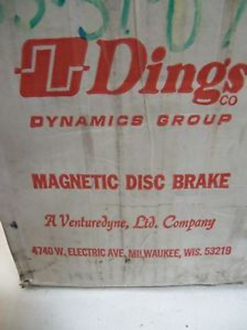 DINGS DYNAMICS MAGNETIC DISC BREAK 6-61003-551-R1DD NEW IN BOX