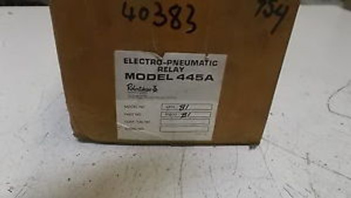 ROBERTSHAW 445A-B1 ELECTRO-PNEUMATIC RELAY NEW IN A BOX