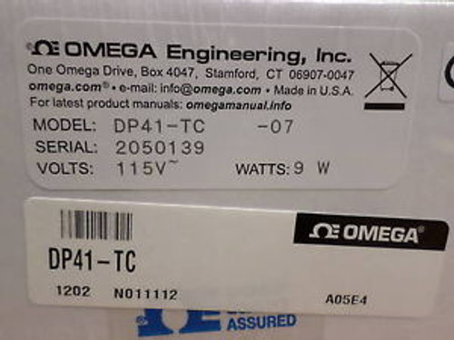 OMEGA DP41-TC PANEL METER NEW IN BOX