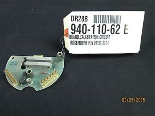 NOS ROSEMOUNT 01151-0376-0001 CALIBRATION CIRCUIT BOARD CARD