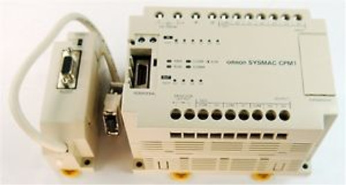 NEW OMRON PLC CPM1-10CDR-A with RS232 Interface Unit CPM1-CIF01  OPEN BOX