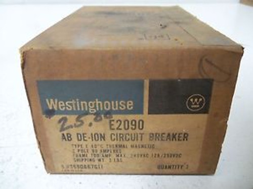 WESTINGHOUSE E2090 CIRCUIT BREAKER 90A NEW IN BOX