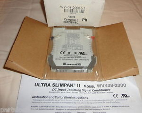 EUROTHERM CONTROLS WV408-2000.V1 SIGNAL CONDITIONER WV4082000.V1 WV408 NEW