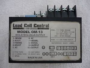 LOAD CELL CENTRAL OM-13 SIGNAL CONDITIONER