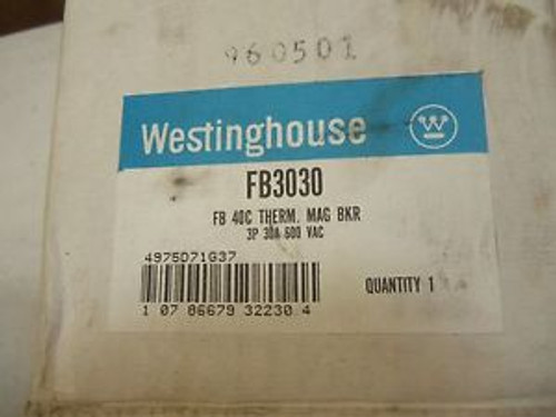 WESTINGHOUSE FB3030 NEW IN BOX