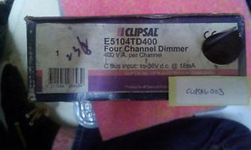 NEW Clipsal E5104TD400 C-Bus Four Channel Dimmer
