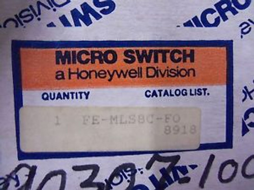 MICRO SWITCH FE-MLS 8C-F0 NEW IN BOX