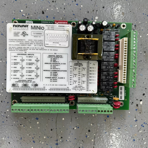 Novar Minio 737200000 Rev B Ver 1.2 I/O Module  B 638000000