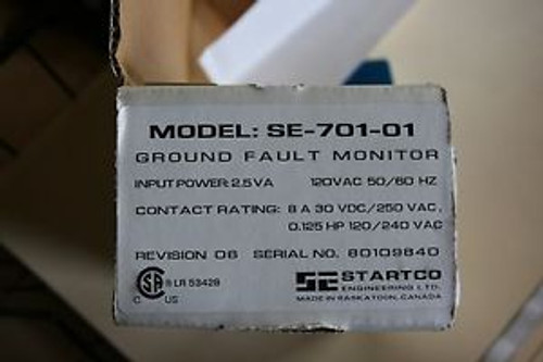 STARTCO SE-701-01 Ground Fault Monitor
