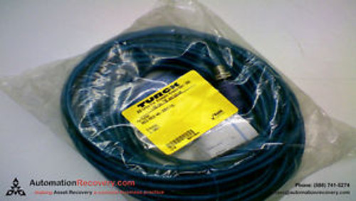 Turck Rscd Rscd 442-20M/C1195 4 Pole Male/Male Str/Str Cordset 20M, New