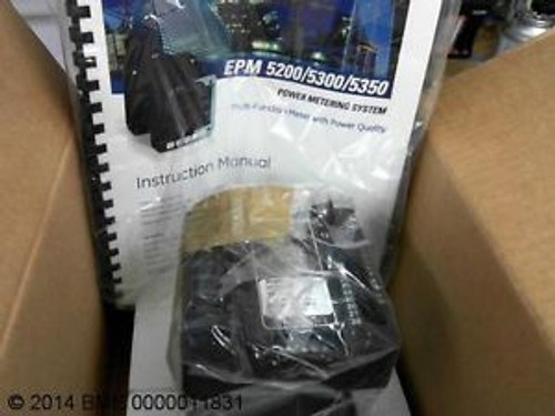 GE EPM 5200 POWER METERING SYSTEM - 300 V - 10 A - 10 VA - 45-75 HZ -  NEW