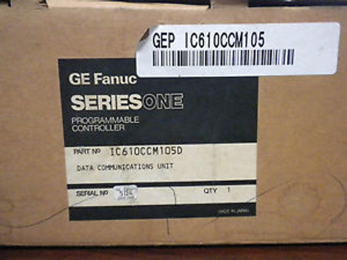 GE FANUC SERIES ONE IC610CCM105D DATA COMMUNICATIONS UNIT