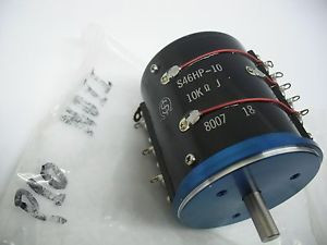 Helicalohm S46HP-10 multi-turn wirewound potentiometers servo mounting
