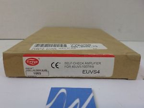 NEW in BOX FIREYE Self-Check Amplifier EUVS4 for 45UV5-1007/8/9 Module Flame Amp