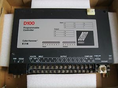 Eaton Cutler Hammer D100CRA14 Programmable Controller 14 I/O Analog D100 ~ NEW