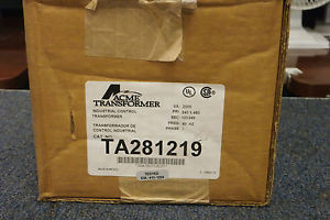 ACME TA281219 New Industrial Control Transformer Original Box