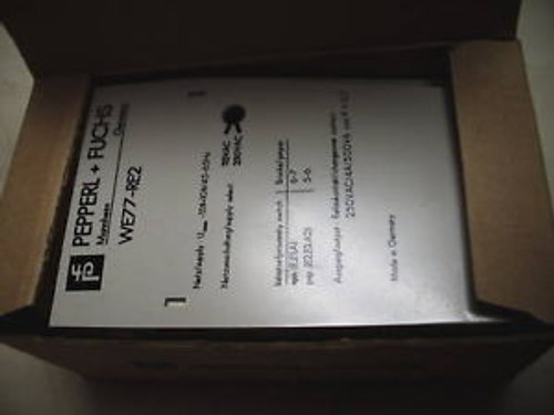 PEPPERL FUCHS WE77-RE2 SWITCH ISO RELAY OUT  NEW