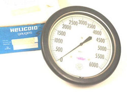 NEW ACCO HELICOID HE3J7A0B GAUGE 0-6000PSI, 430-L-8