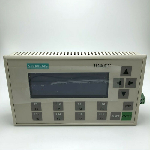 Siemens Simatic S7 Td400C 6Av6 640-0Aa00-0Ax1 Display No Box