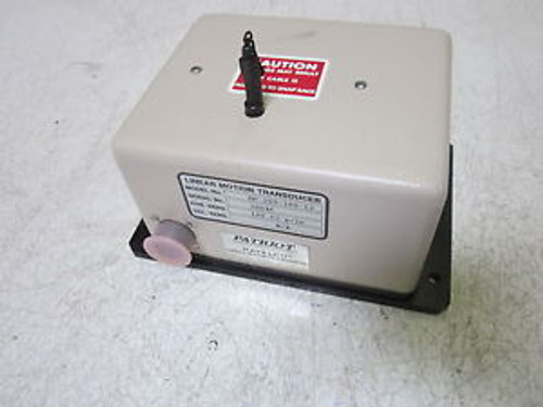 PATRIOT DP-200-100-12 LINEAR MOTION TRANSDUCER NEW OUT OF A BOX