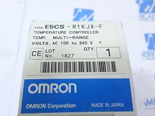 1 New surplus OMRON Temperature Controller E5CS R1KJX F  multi range 100-240v