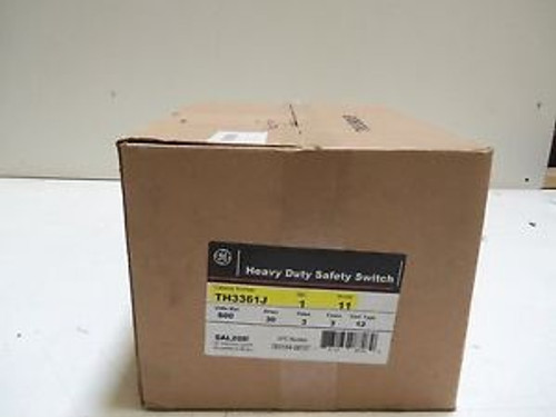 GENERAL ELECTRIC TH3361J SAFETY SWITCH NEW IN BOX