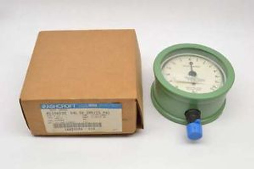 ASHCROFT 45 1082SS 04L 30 IMV/15 TEST 0-30IN-HG 4-1/2 IN PRESSURE GAUGE B478477