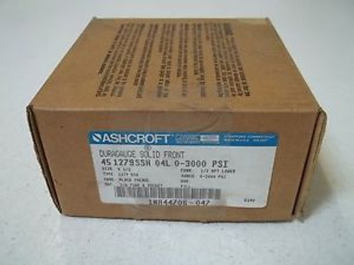 ASHCROFT 451279SSH04L 0-300PSI DURANGAUGE SOLID FRONT NEW IN A BOX