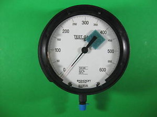 Ashcroft Test Gauge 6 Monel Tube -- 60-1082-PS-02L-600# -- New Ashcroft Test Gauge 6 Monel Tube -- 60-1082-PS-02L-600# -- New
