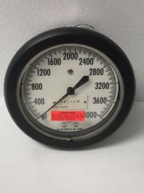 ACCO HELICOID Gage 0-4000 Psi  4-1/2 Pressure Gauge