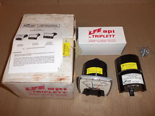 NEW LFE API BY TRIPLETT V330LCLC00 D-C AMPERES METER 0-1.5 W/ METER RELAY