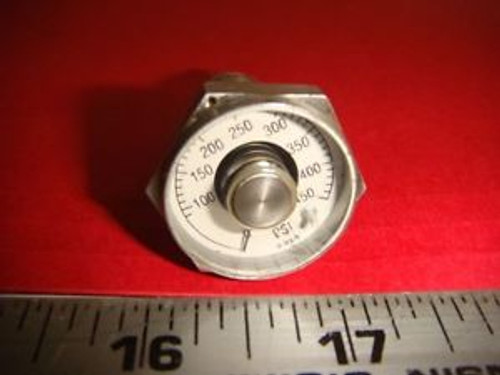 Aircraft Pressure Indicating Gauge, 0-450 PSI, P/N 2607656 Products Bendix New