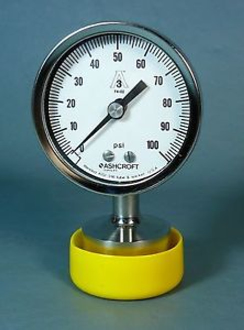 Ashcroft sanitary pressure gauge, 25-1032-S-15L-100#-XC4C9