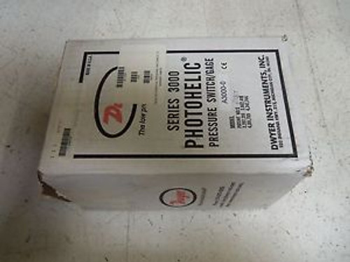 DWYER A3000-0 PRESSURE GAUGE NEW IN A BOX