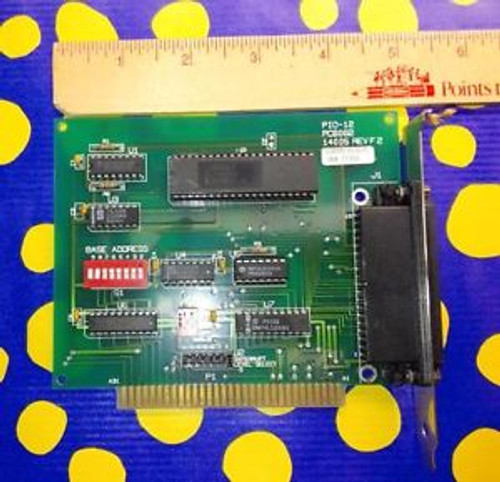 Keithley PIO-12 PC6062 Parallel I/O Card ISA Rev F 2, WARRANTY
