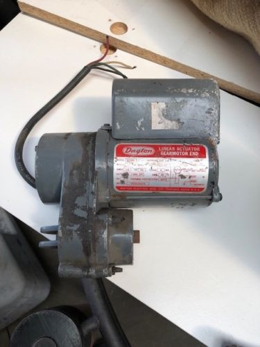 Dayton Model 6Z086 Linear Actuator Gearmotor End Single Phase Vintage Nos
